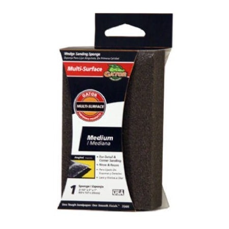 Gator Finishing MED Wedge Sand Sponge 4637GA